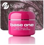 metallic 47 Antique Bronze base one żel kolorowy gel kolor SILCARE 5 g